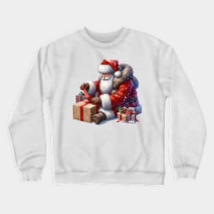 Santa Claus Scene Crewneck Sweatshirt